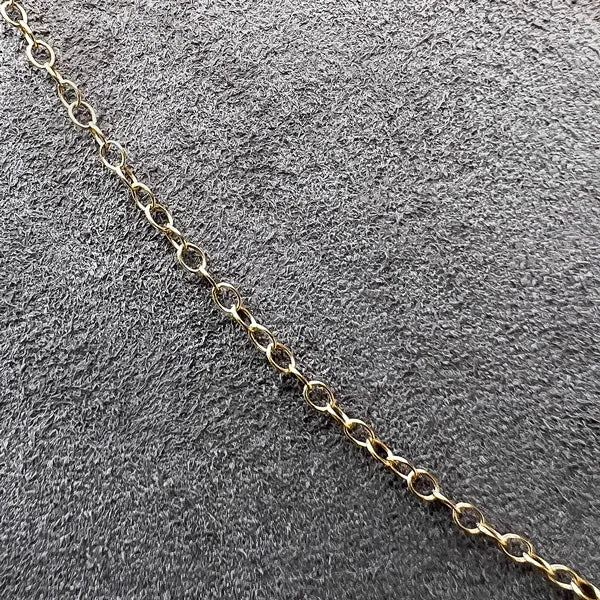 18k Gold Fine Cable Chain