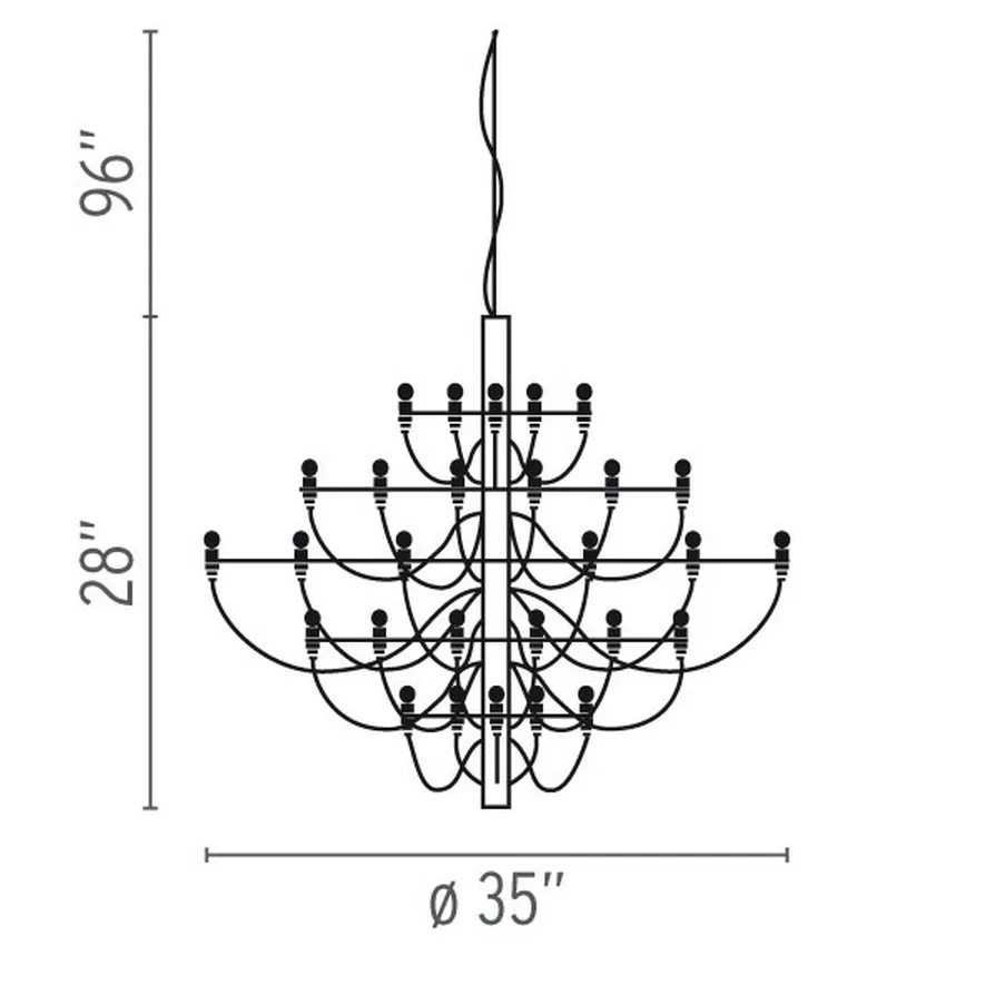 2097 Chandelier | flos