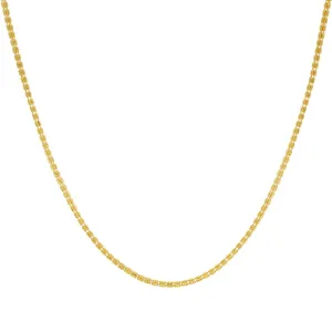 22K Yellow Gold Fancy Chain, Length 20 inches