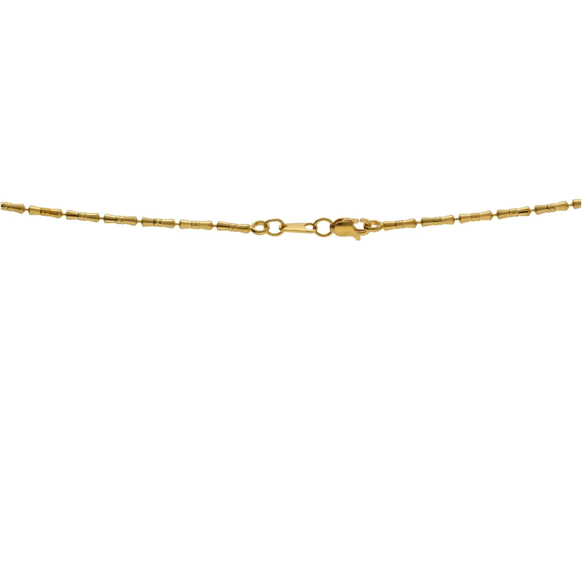 22K Yellow Gold Singapore Designed Chain W/ Length 16inches