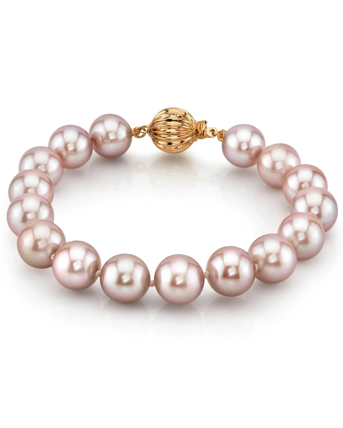 9.5-10.5mm Pink Freshwater Pearl Bracelet