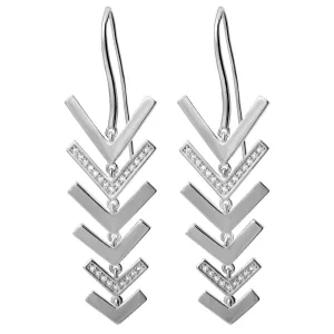 Art Deco Arrow Drop Earrings