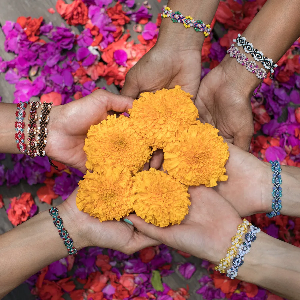 Bali Friendship Lei Bracelet - Blue Ocean