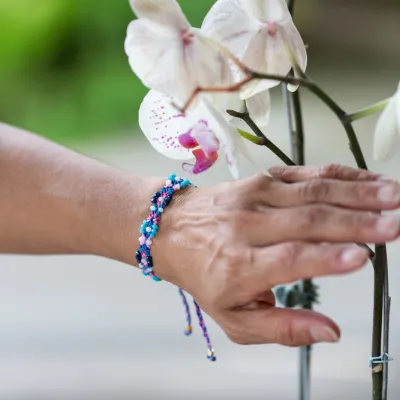 Bali Friendship Lei Bracelet - Blue Turquoise