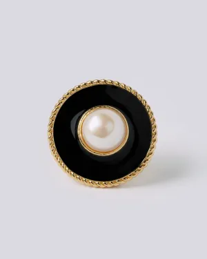 Barbara Stud Pearl Ring