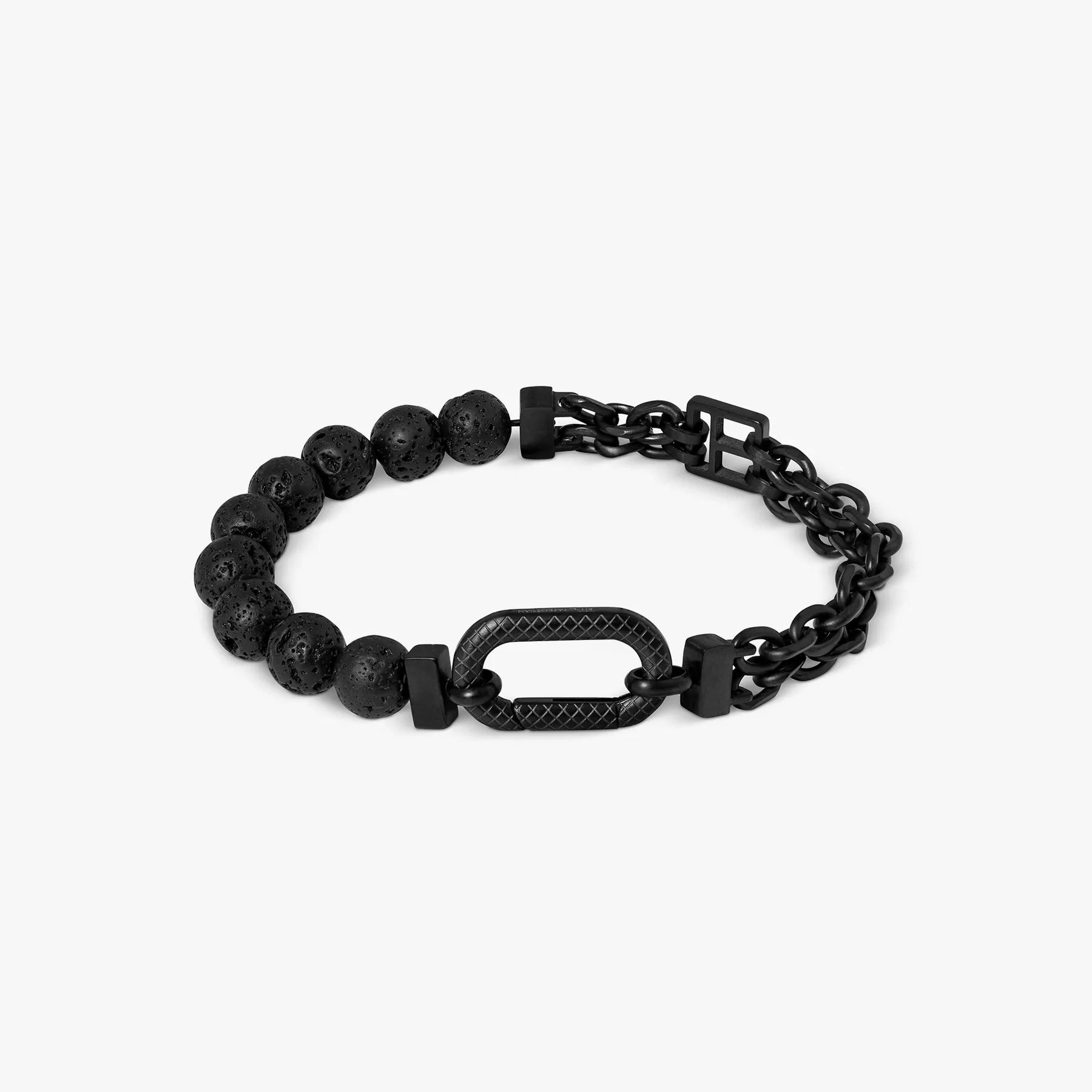 Black IP Plated Stainless Steel Catena Isaac Bracelet