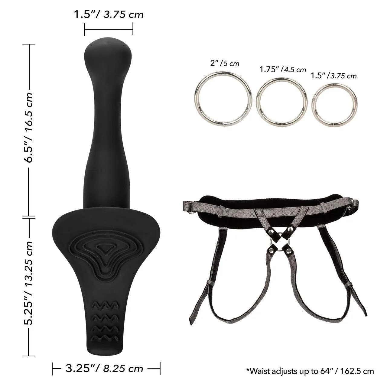 Calexotics Her Royal Harness™ The Royal Vibrating Set