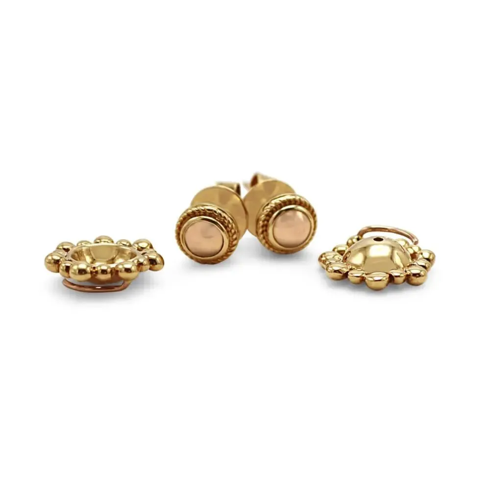 Cassandra Goad Interchangeable Yellow Gold Studs