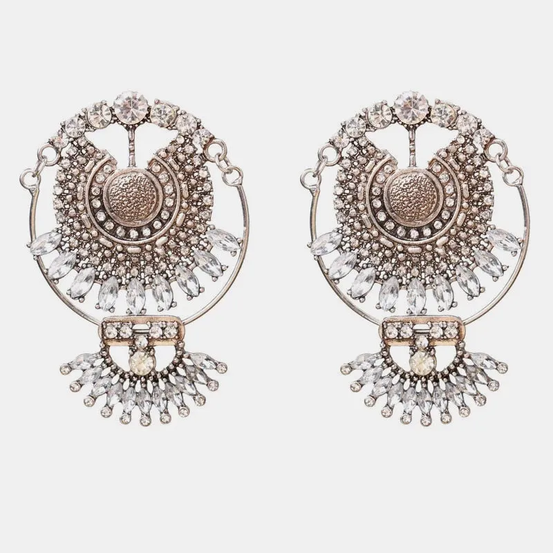 Chandelier- the Rhinestone Chandelier Dangle Statement Earring Collection 10 Styles