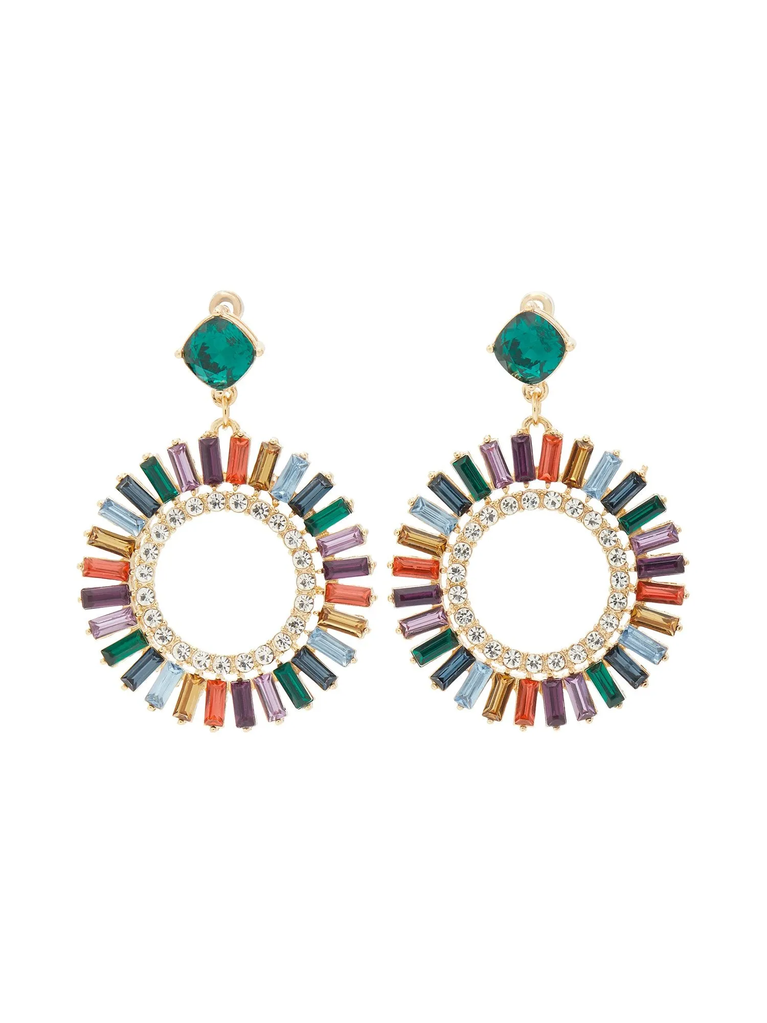 Circular Drop Earrings