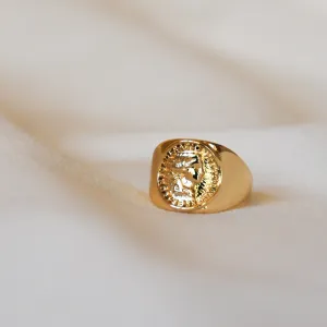 Coin Signet Ring