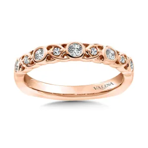 Decorative Stackable Diamond Wedding Band