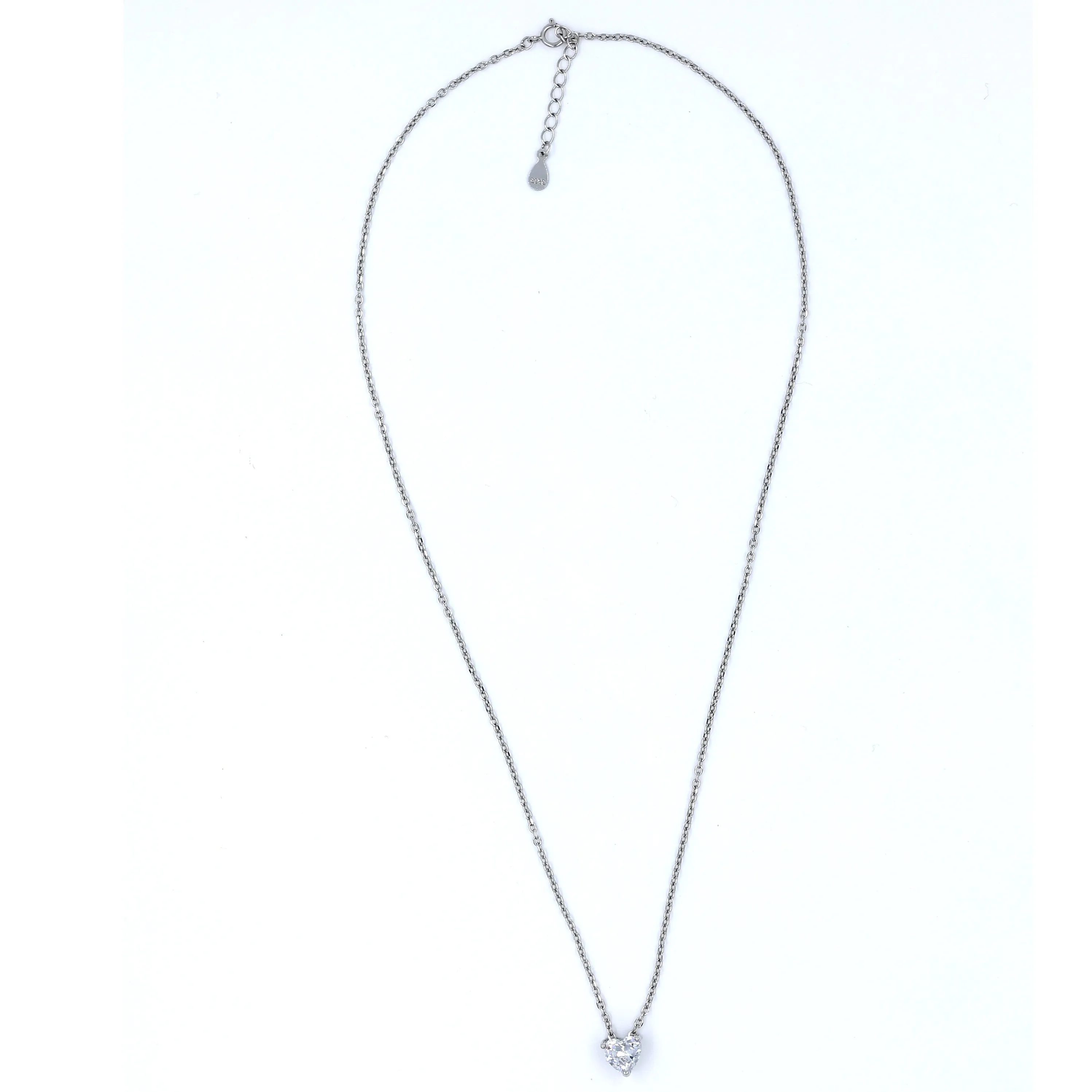 Delicate 925 Sterling Silver Chain Pendant for Women - Graceful & Chic