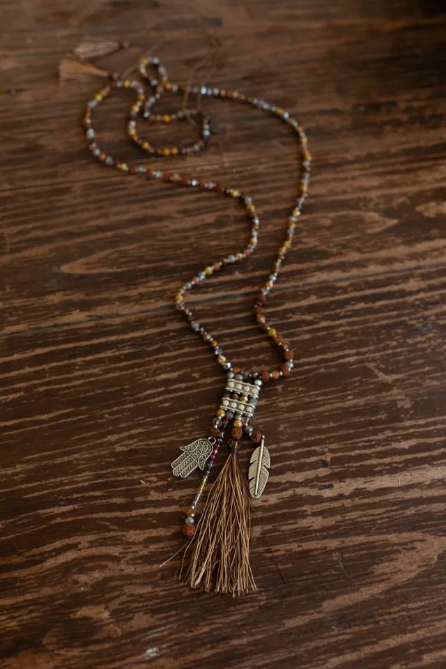 Desert Flight Necklace - Orange