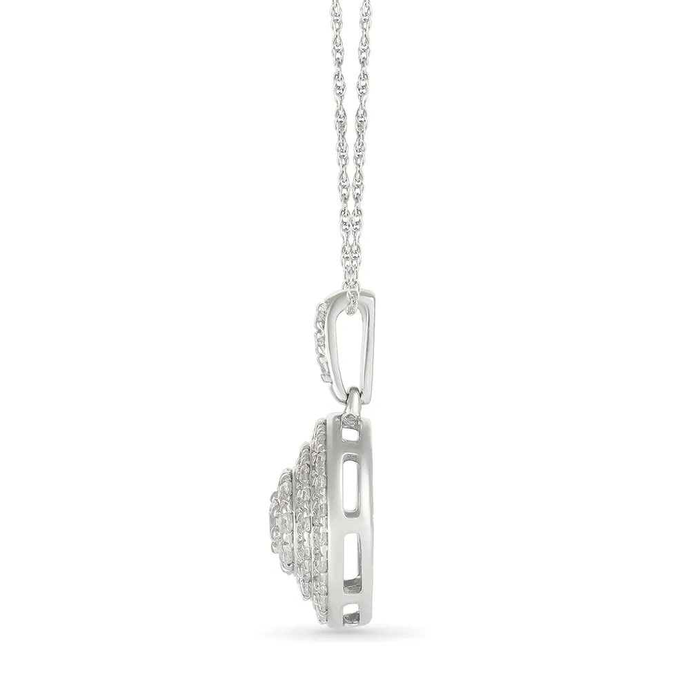 Drizzle Drop Diamond Pendant