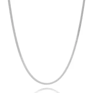 Fashion Women's Unisex 925 Sterling Silver Curb Chains 2MM