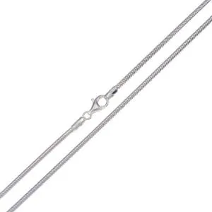 Fine Sterling Silver Snake Chain - 2.1 mm Diameter