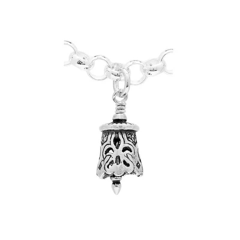 Fleur de Lis Charm Bell