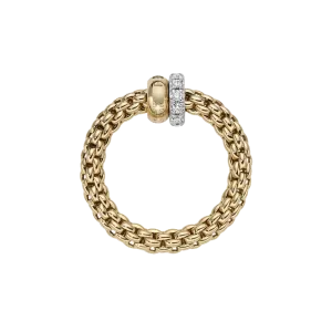 FOPE Solo Flex'it Ring with Diamond Pavé