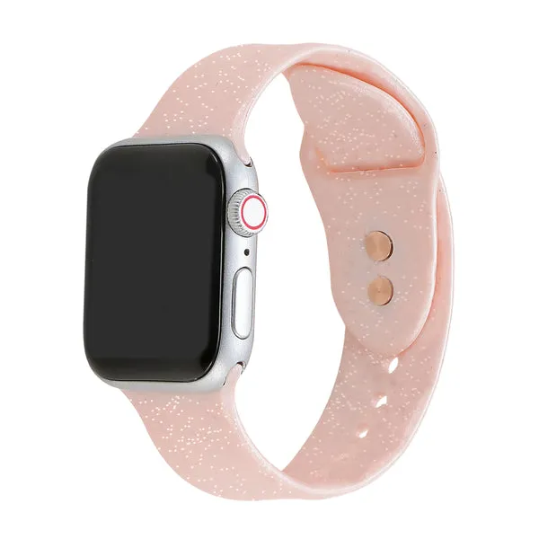 Glitter Silicone Band for Apple Watch