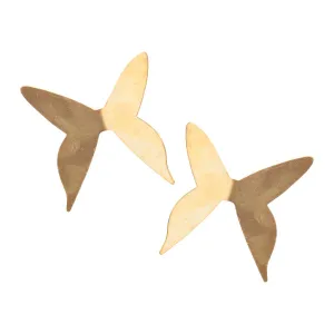 Gold Butterfly Earrings