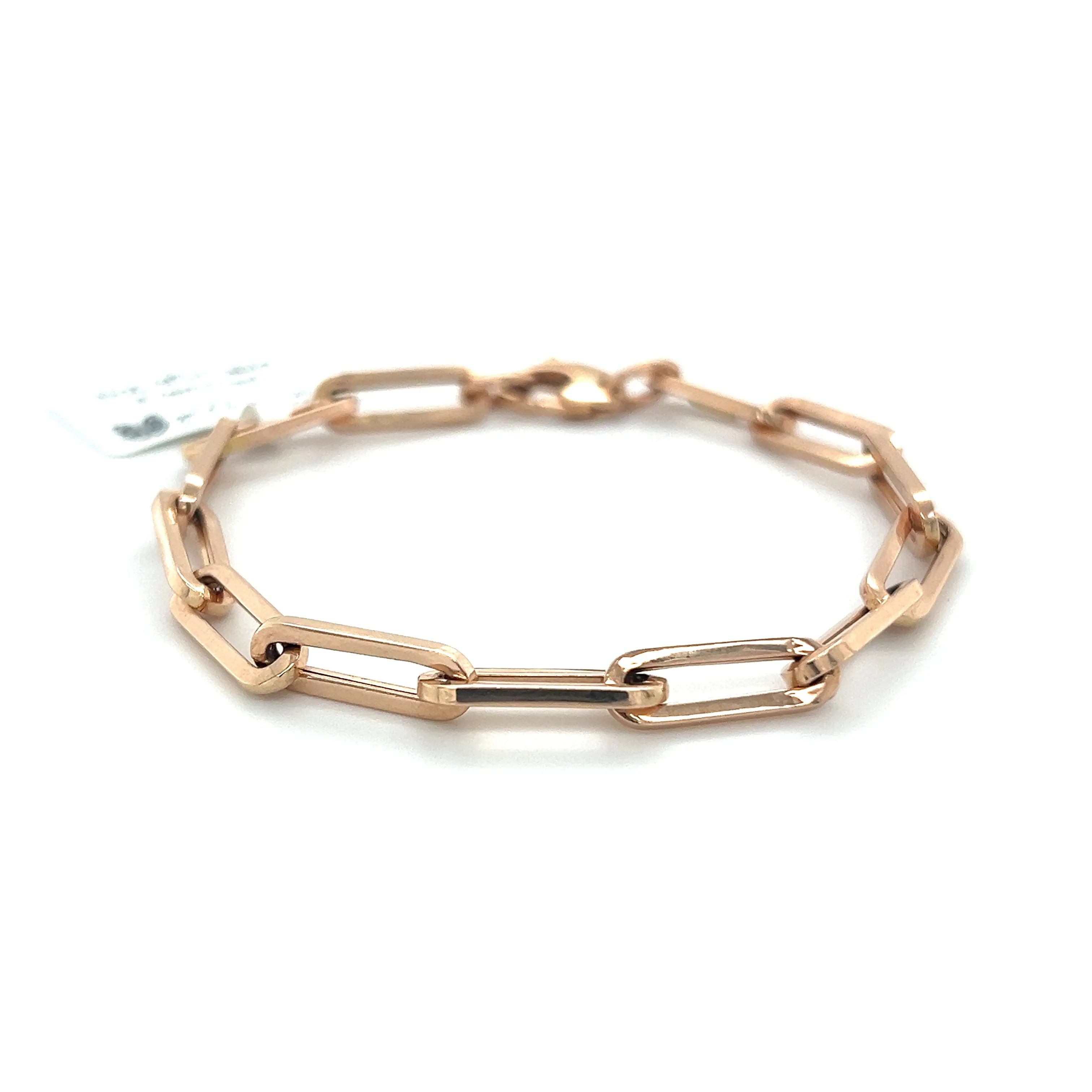 Gold Paperclip Link Bracelet