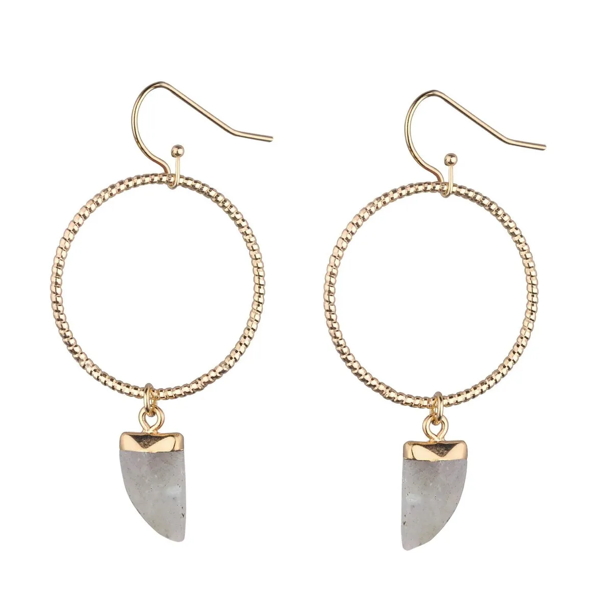 GXG Collective Maryanne Earrings - White Howlite