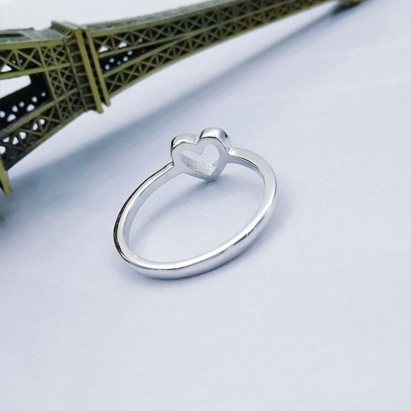 Heart Shaped Wedding Ring For Women