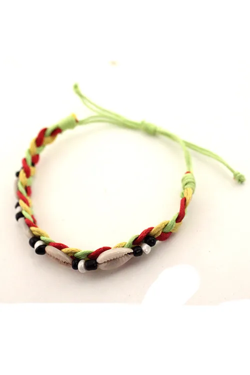 Island Tribes Cowrie Braid Bracelets