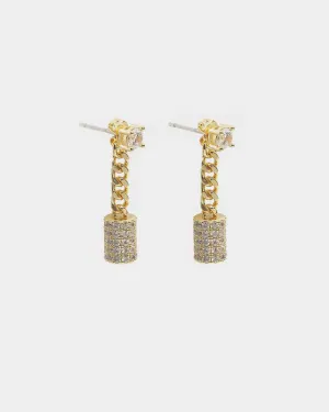 Last Kings The Drop Earrings Iced Gold