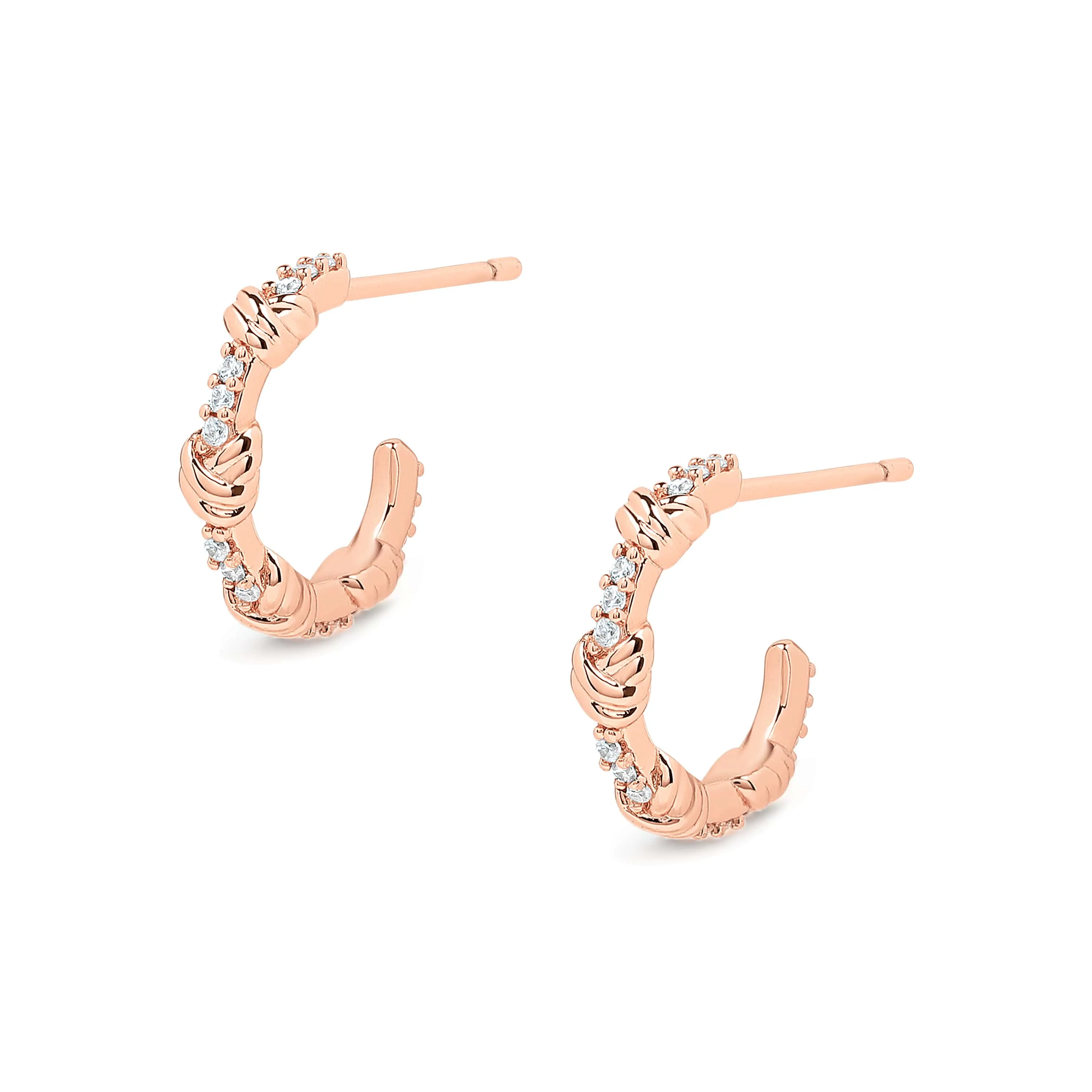 Laurette Love Knot Hoops