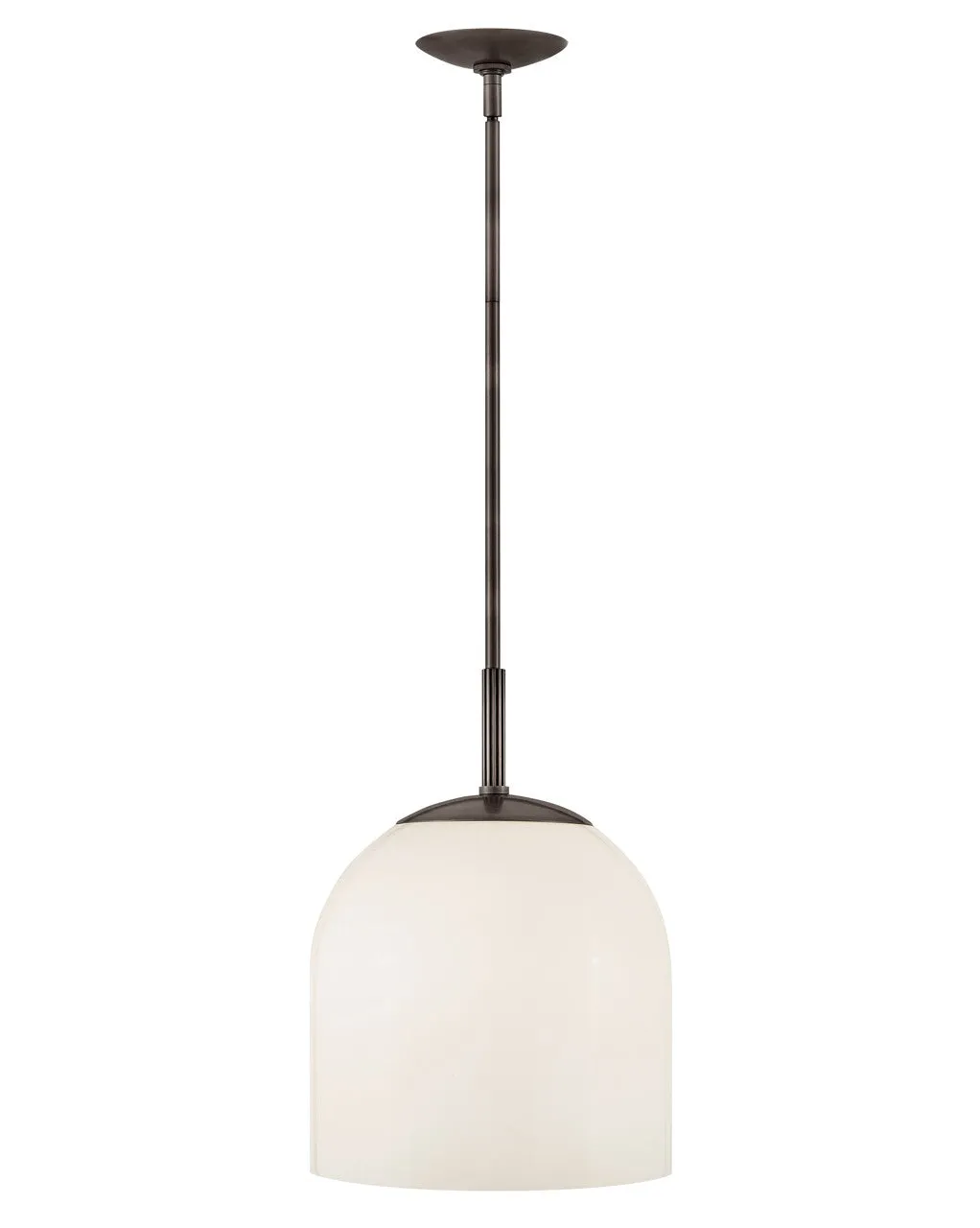 LED Convertible Pendant from the Willa Collection in Black Oxide Finish by Hinkley