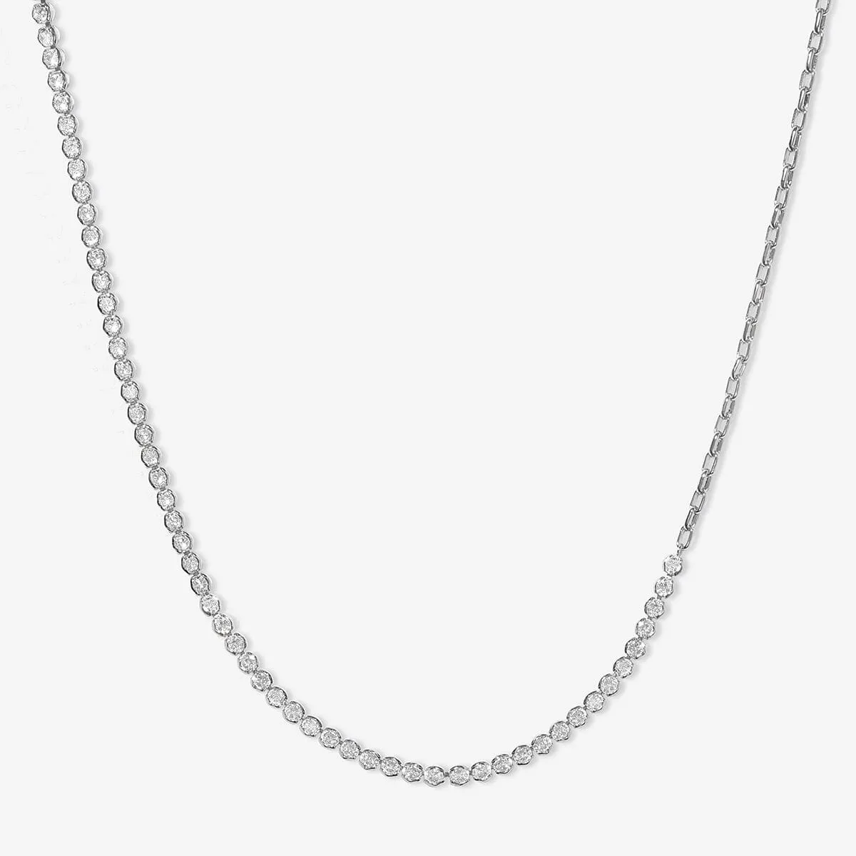 Leyton tennis necklace