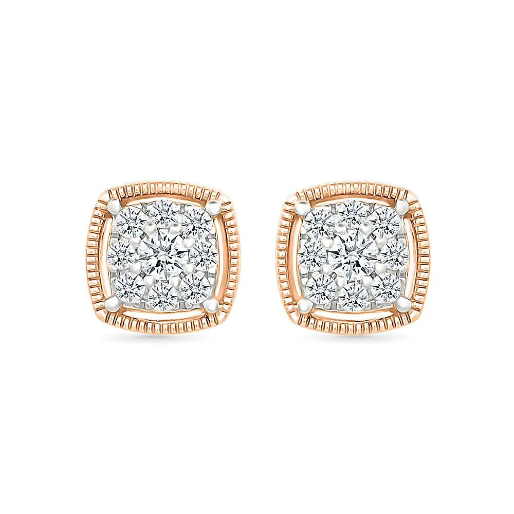 Luxurious Boxy Studs Earrings