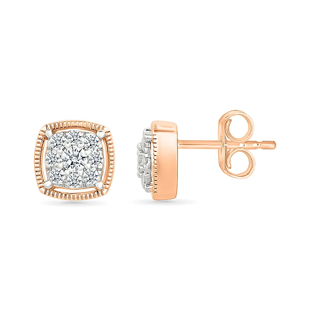 Luxurious Boxy Studs Earrings