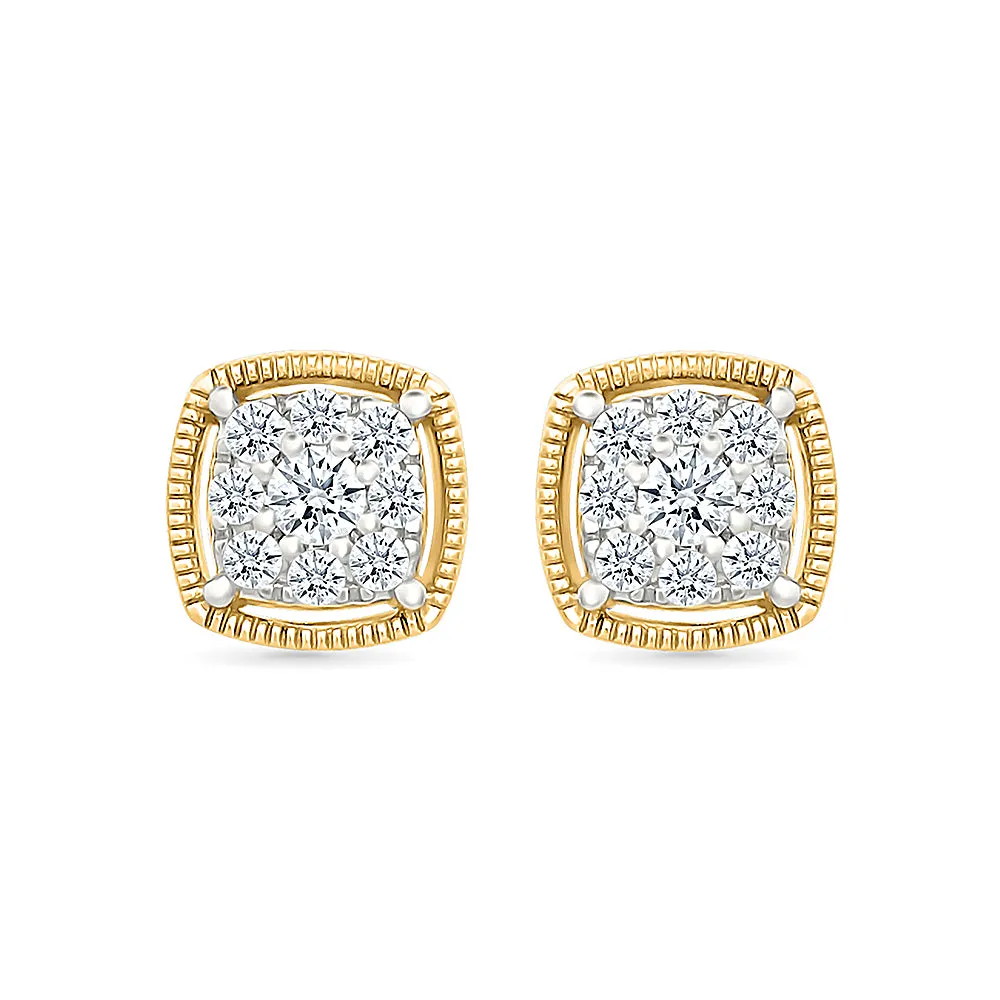 Luxurious Boxy Studs Earrings