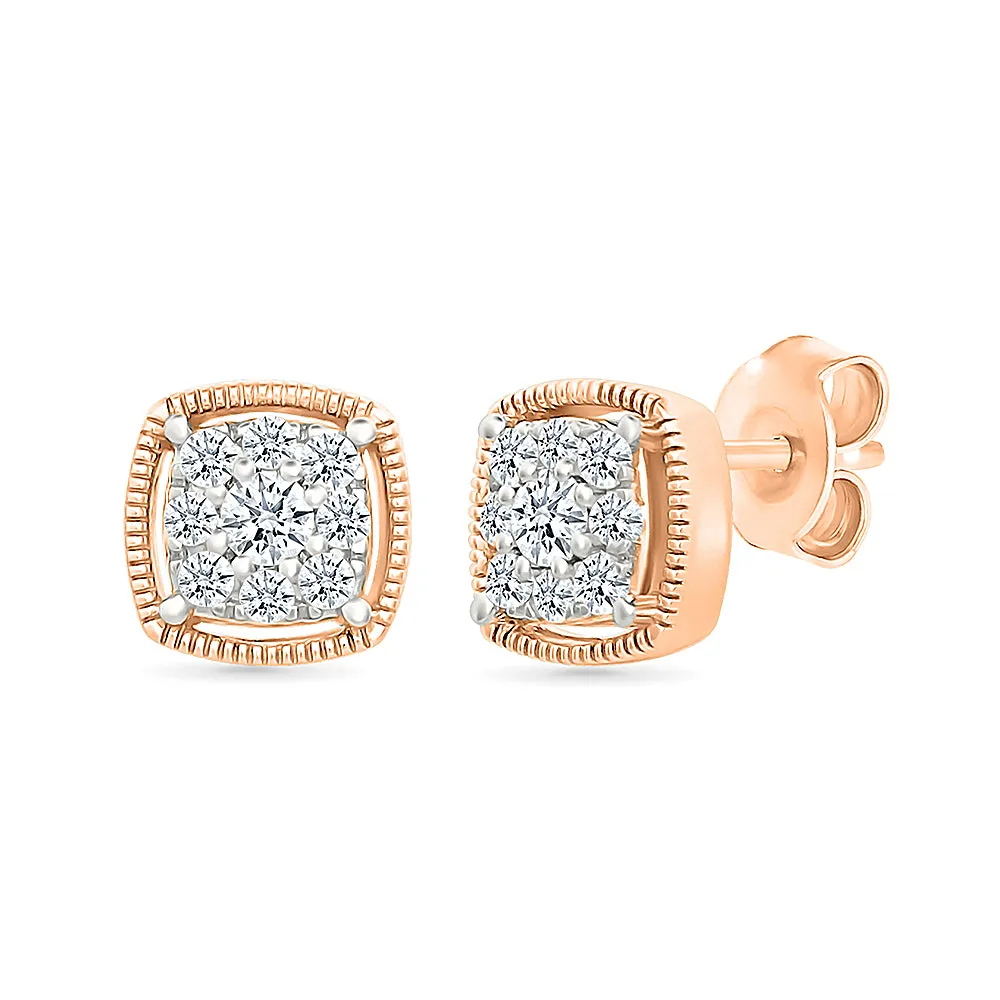 Luxurious Boxy Studs Earrings