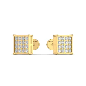 Luxurious Lab Diamond Stud Earring