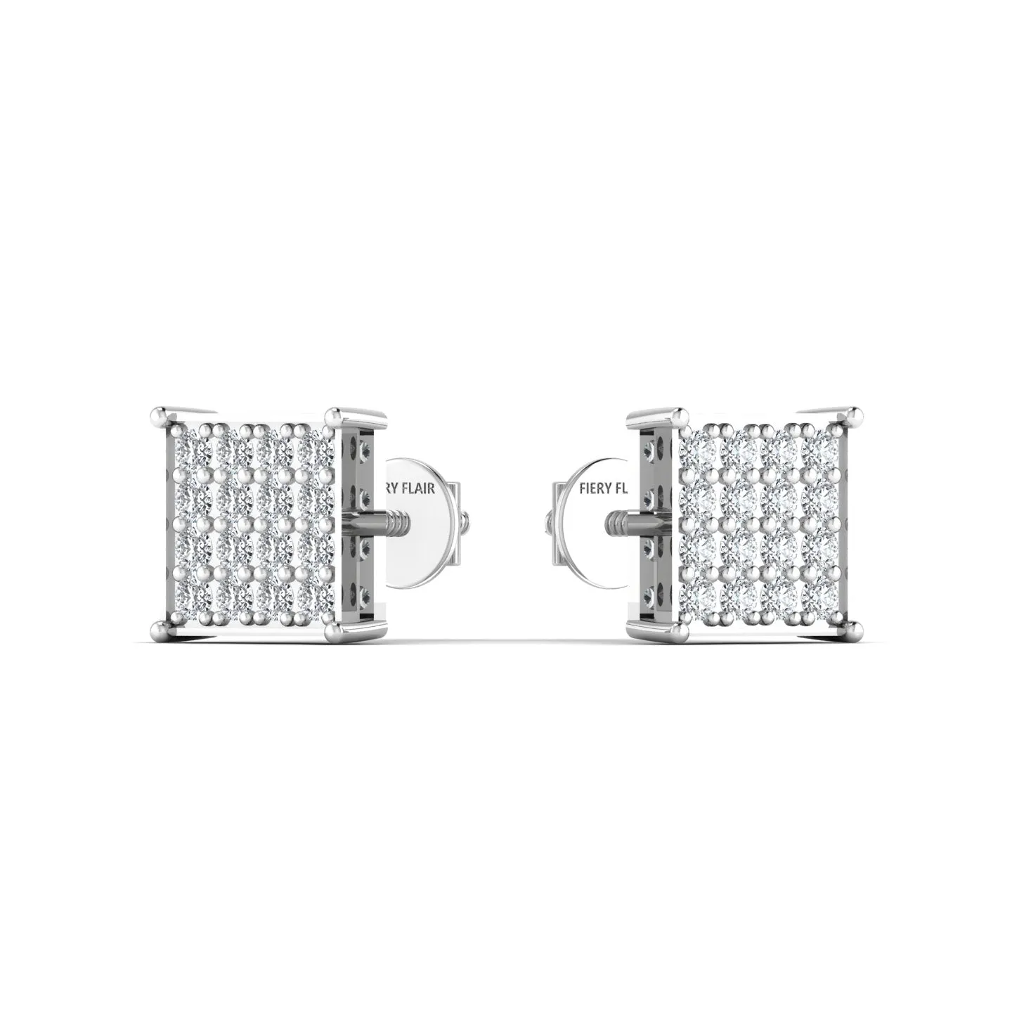 Luxurious Lab Diamond Stud Earring