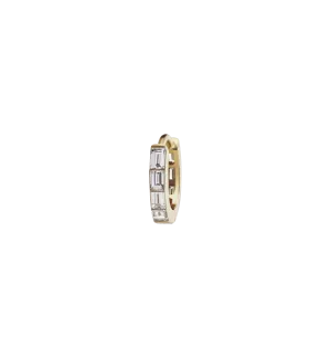 Maria Tash Invisible Diamond Baguette Earring 14K