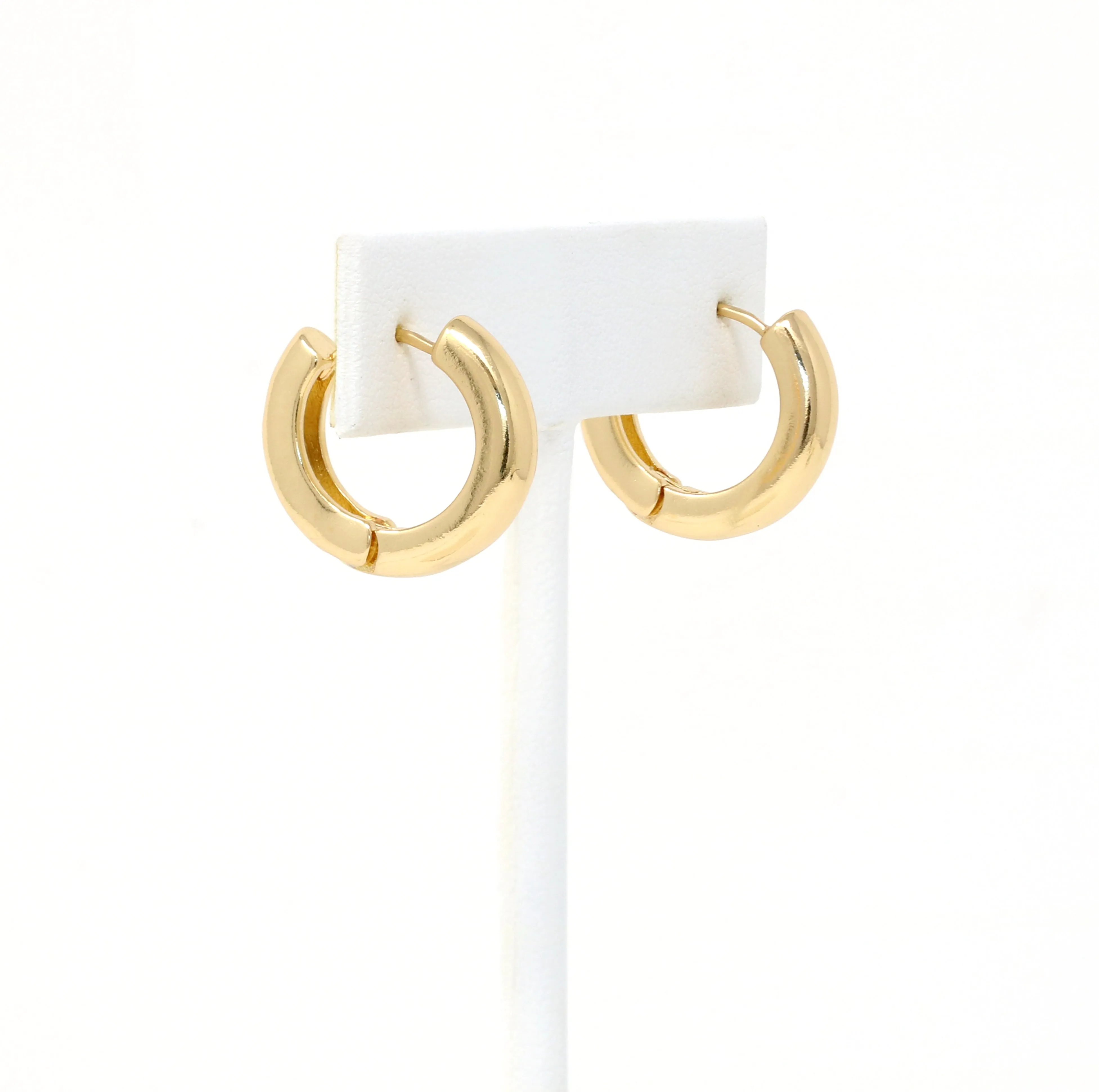 Modern Huggie Earrings