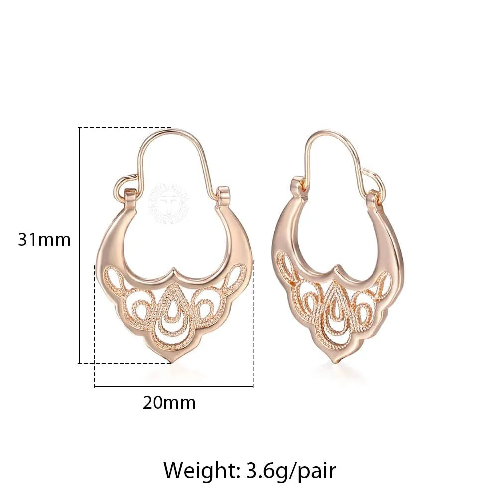 Modern Openwork Sphere Drop Earrings