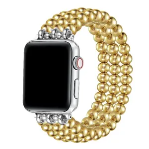 Nova Stainless Steel Beaded Band for Apple Watch