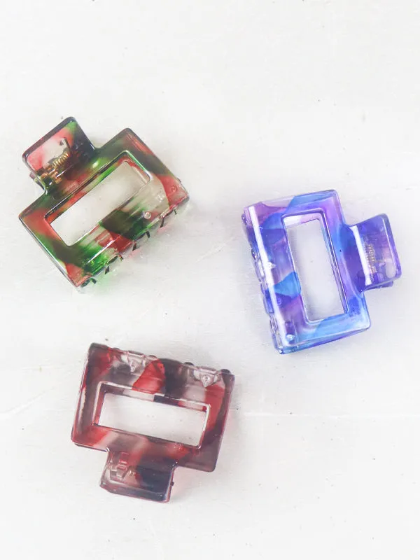 Pack Of 3 Multicolor Hair Clips For Girls GHC42