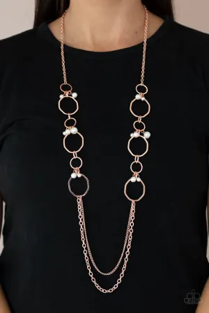 Paparazzi Ante UPSCALE Necklace Copper