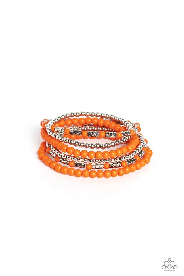 Paparazzi Bracelet ~ Mythical Magic - Orange