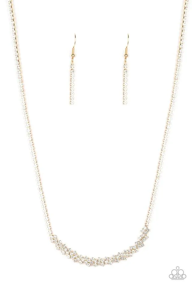 Paparazzi Necklace ~ Glamour Glow - Gold