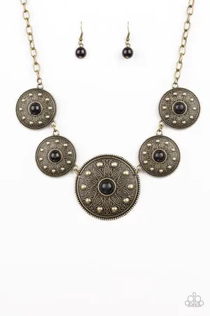 Paparazzi Necklace ~ Hey, SOL Sister - Black