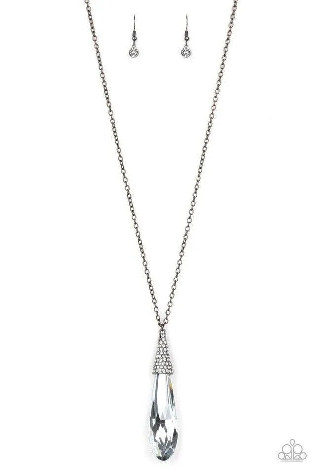 Paparazzi Necklace ~ Jaw-Droppingly Jealous - Black