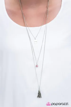 Paparazzi Necklace ~ Love Song  - Pink